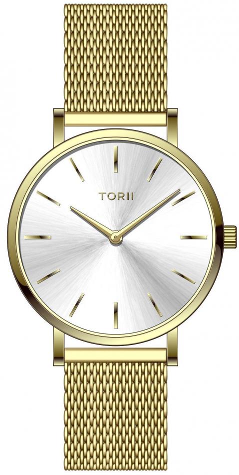 Damenarmbanduhr TORII G38GM.OG in klassischem Goldfashion.