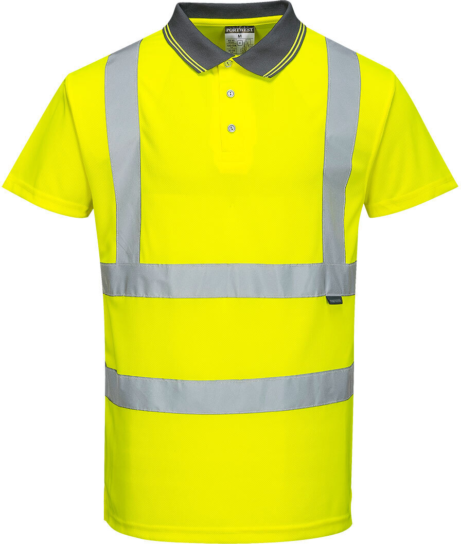Portwest Warnschutz Poloshirt kurzarm Gelb XL S477