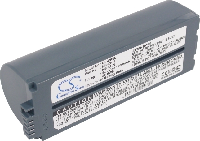 TECHTEK Laptop Akkus Kompatibel mit [Canon] Selphy CP- 500, Selphy CP-100, Selphy CP-1000, Selphy CP-1200, Selphy CP-1300, Selphy CP-200, Selphy CP-2 CP-2L NB-CP1L NB-CP2L NB-CP2LH