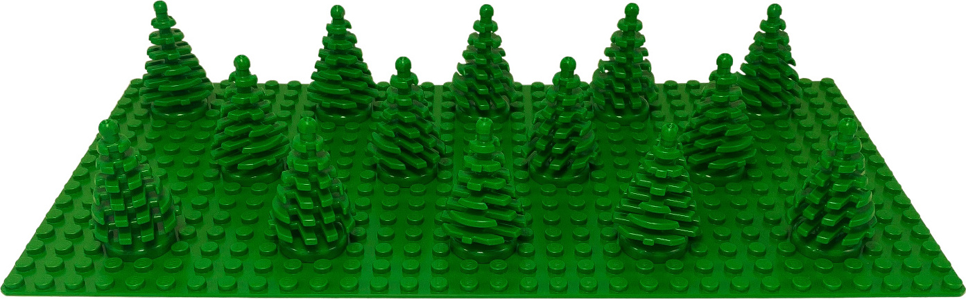 LEGO® Kleiner Baum Tanne Kiefer Fichte Grün - 2435 NEU! Menge 50x