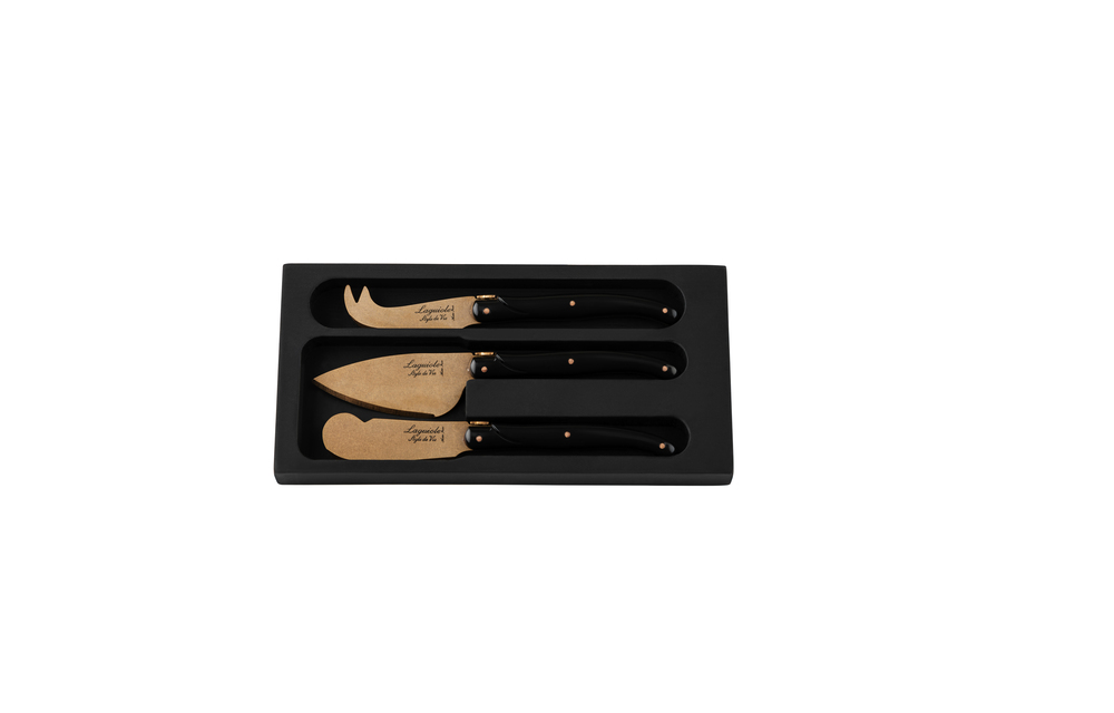 Laguiole Style de Vie Laguiole Style de Vie Käsemesser-Set Prestige Line - 3-teilig - Kupfer 10003506-0