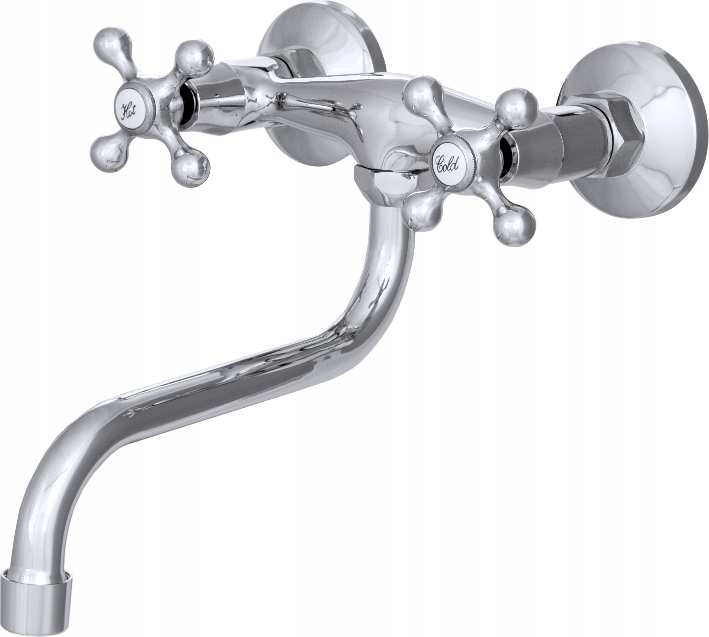 GRANIITAN Retro S Mischbatterie Küchenspüle WAND RETRO