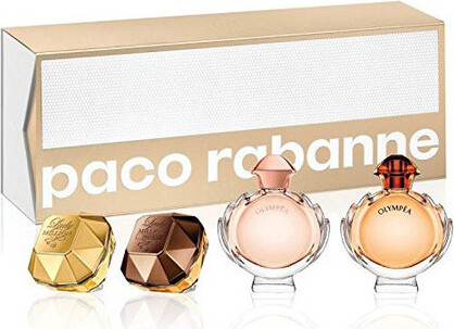 Paco Rabanne dámska súprava Lady Million Fabulous 5ml/Lady Million Empire5ml/Lady Million 5ml/Olympea 6ml 21 ml