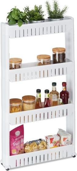 B2X Schmaler Trolley mit 4 Ablagen