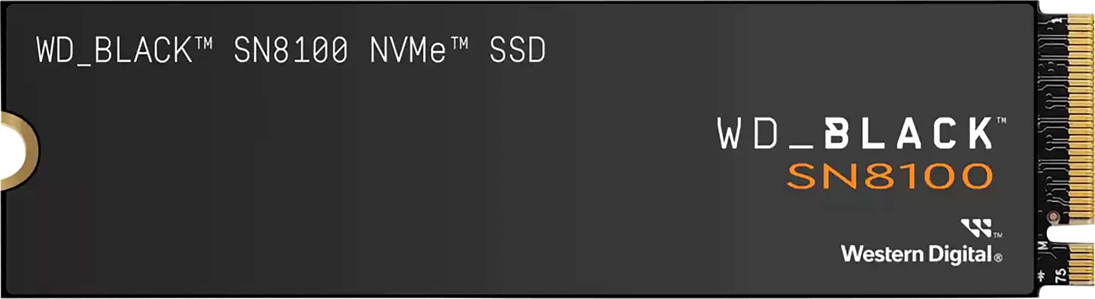 Western Digital Black SN8100 2 TB M.2 PCI Express 5.0 NVMe TLC 3D NAND WDS200T1X0M-00CMT0