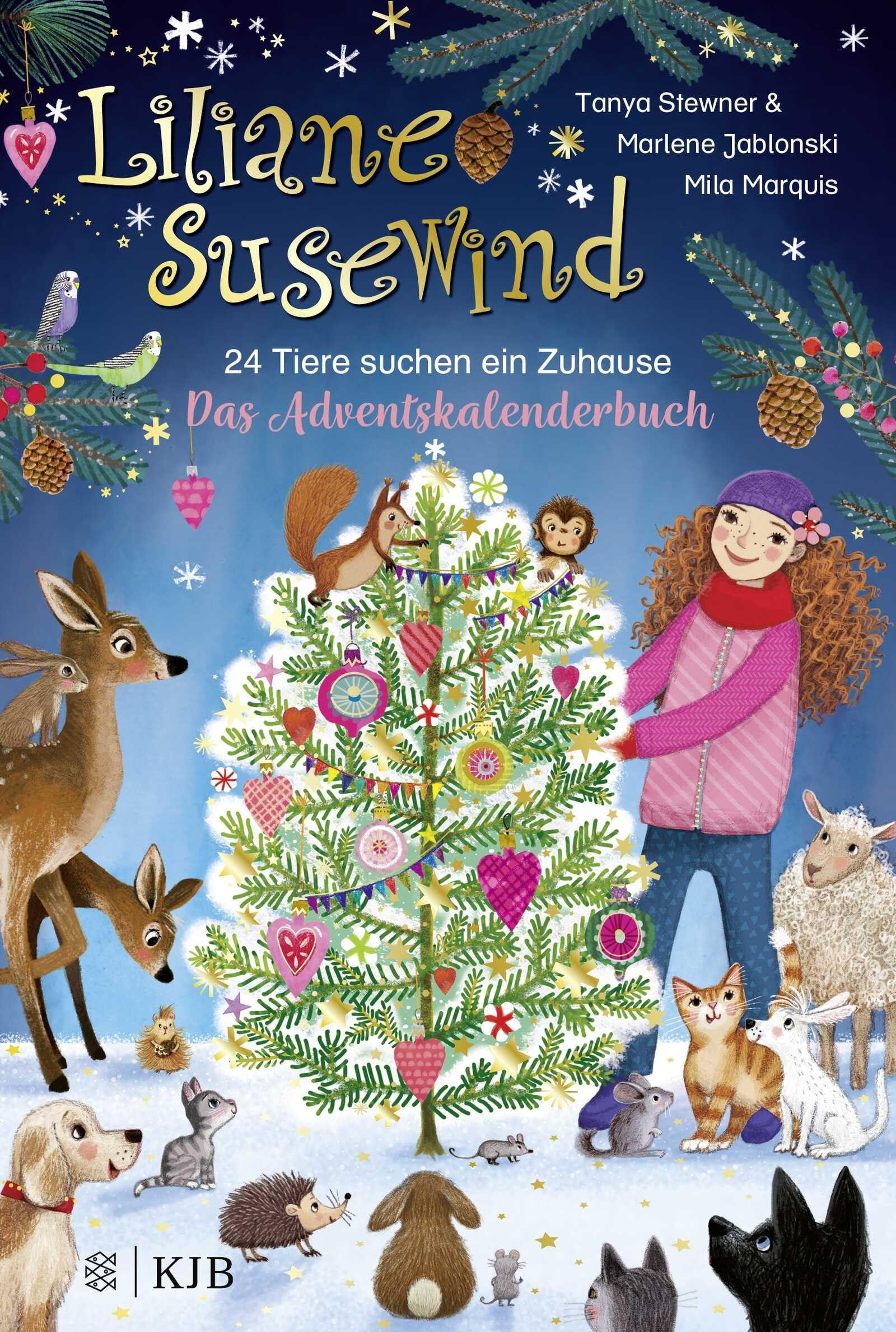 Liliane Susewind - 24 zvierat hľadá domov. Kniha Adventný kalendár