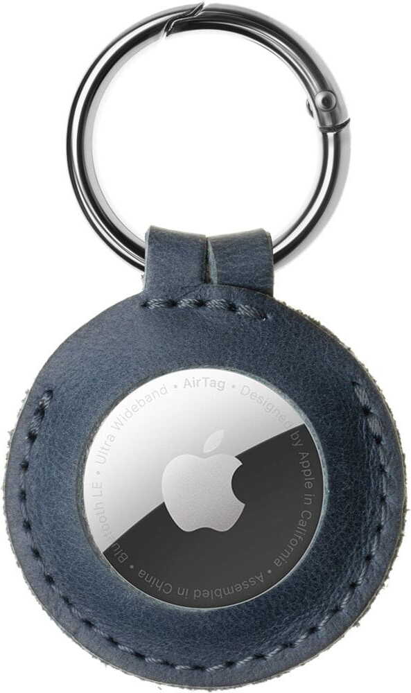 Kryt / Obal pre Apple Airtag cowhide blue - FIXED Case