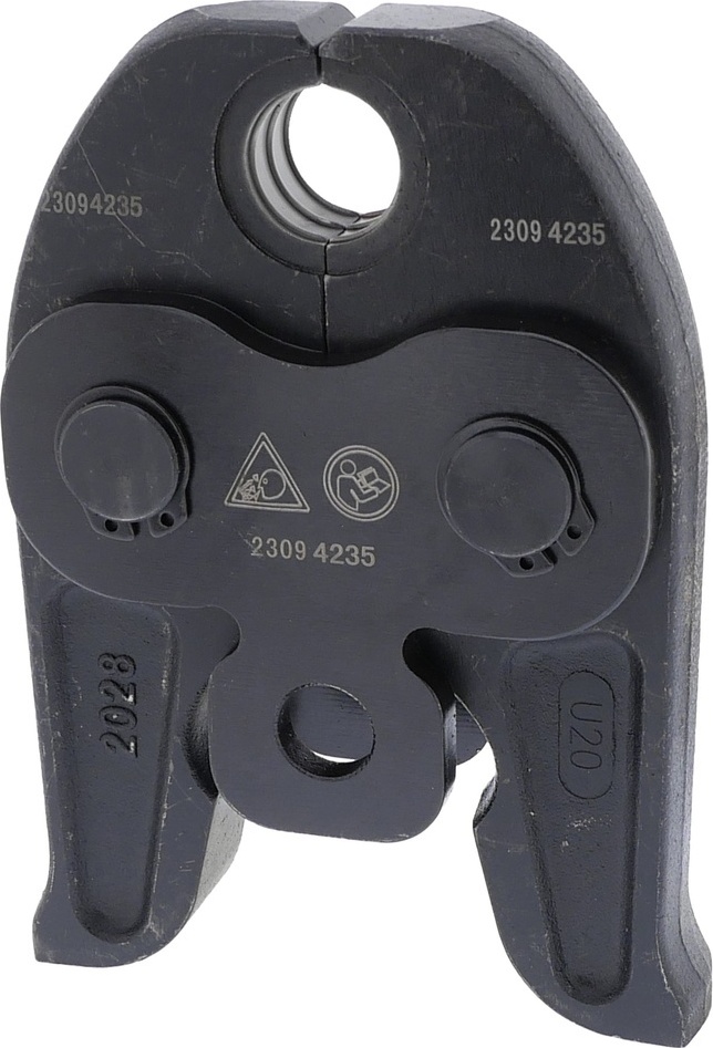 FLUXON Pressbacke U Profil 20mm Rohr Stahl Presszange Pressbacken