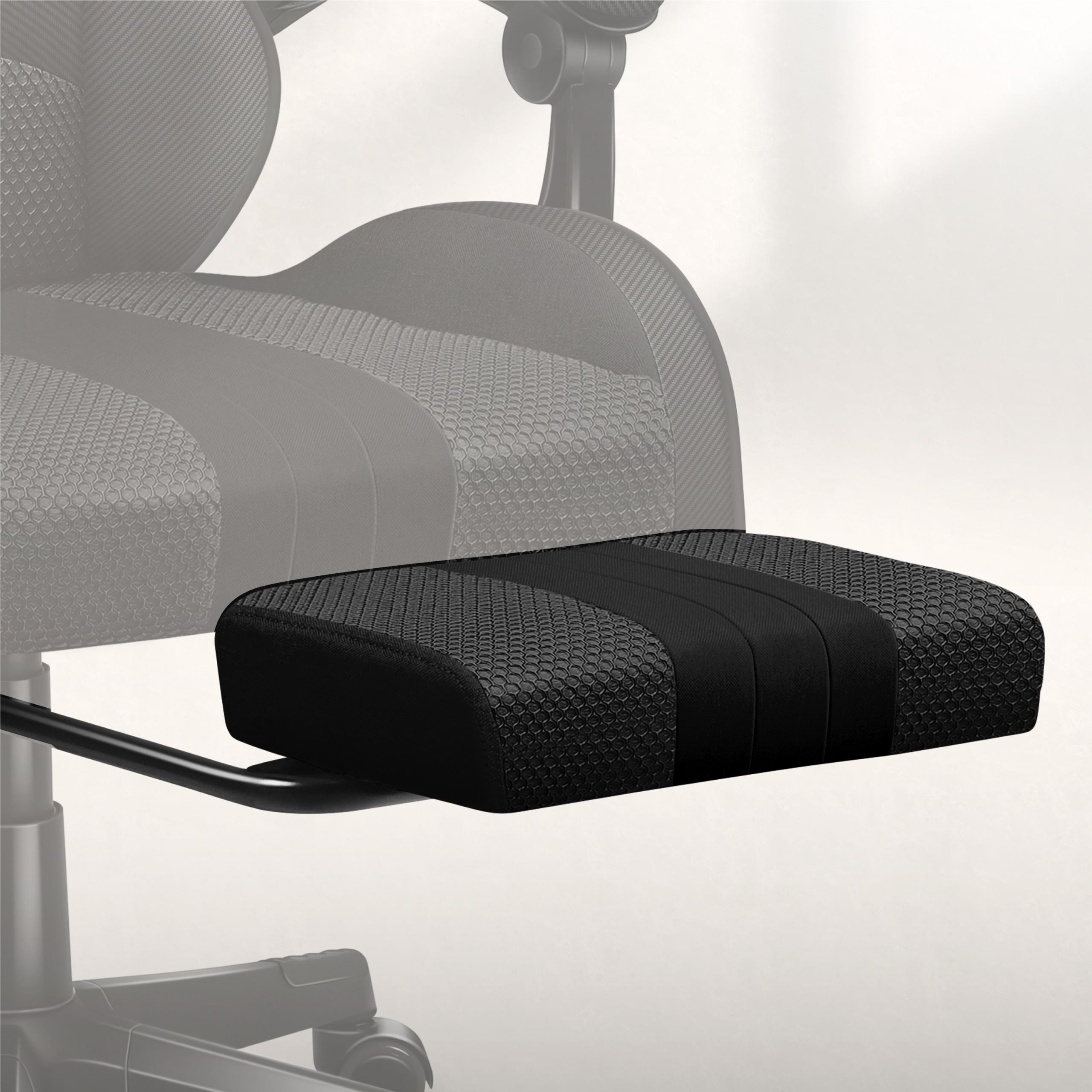 Huzaro Force 4.7 | herná stolička kancelárska stolička počítačová stolička PC stolička | 90-140° uhol sklonu opierky hlavy bedrový vankúš podnožka látka | čierna