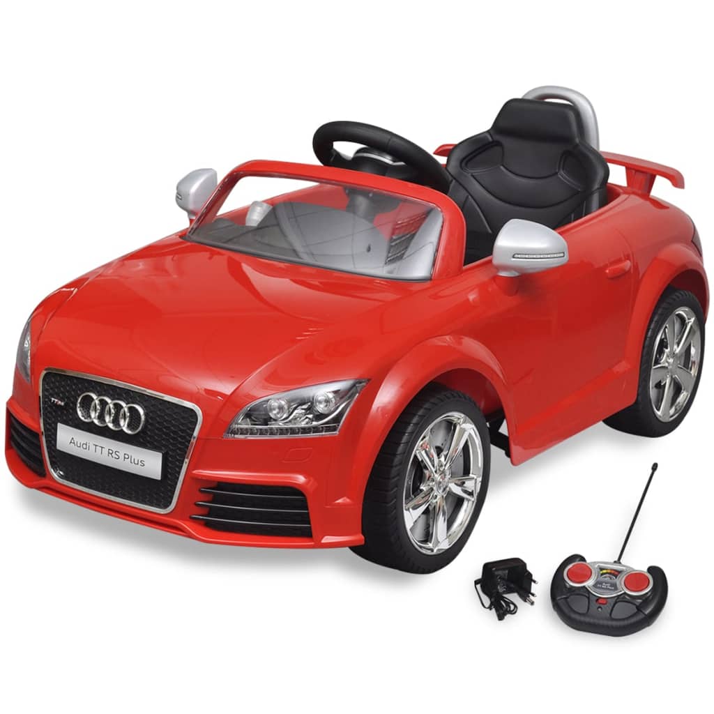 Audi TT RS Aufsitz-Auto für Kinder mit Fernsteuerung Akku Elektrik Farbwahl 