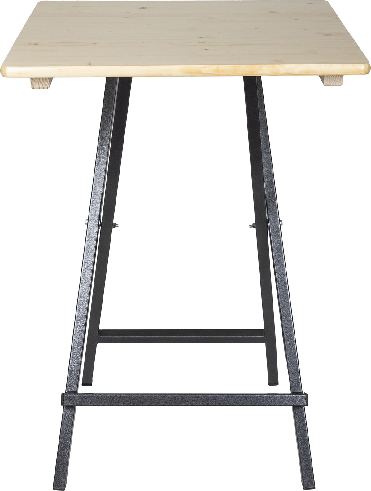 Haushalt International Stehtisch, ca. 80 x 80 cm Tischplatte aus Fichtenholz