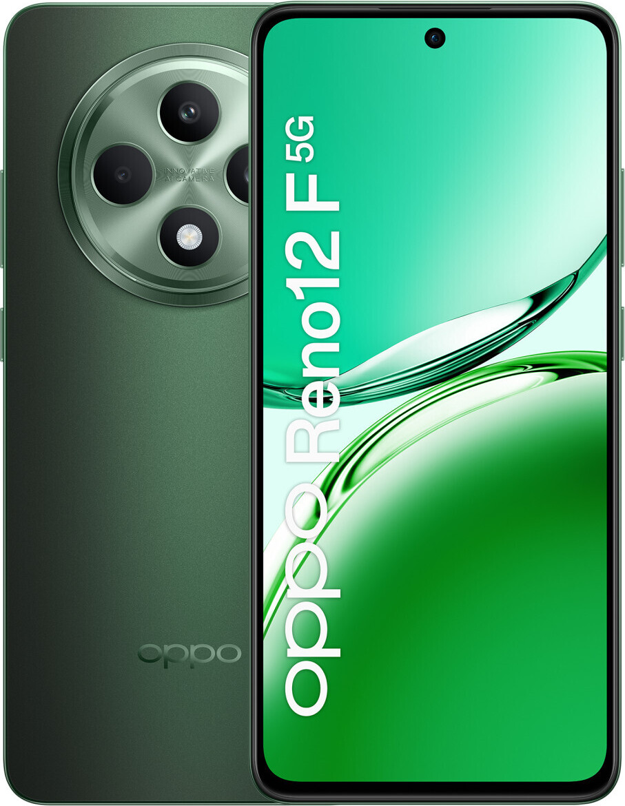 Cover OPPO Reno 12 F/FS 5G E 4G In Pelle PU Gialla, Custodia Sottile Con Ricamo Antiscivolo