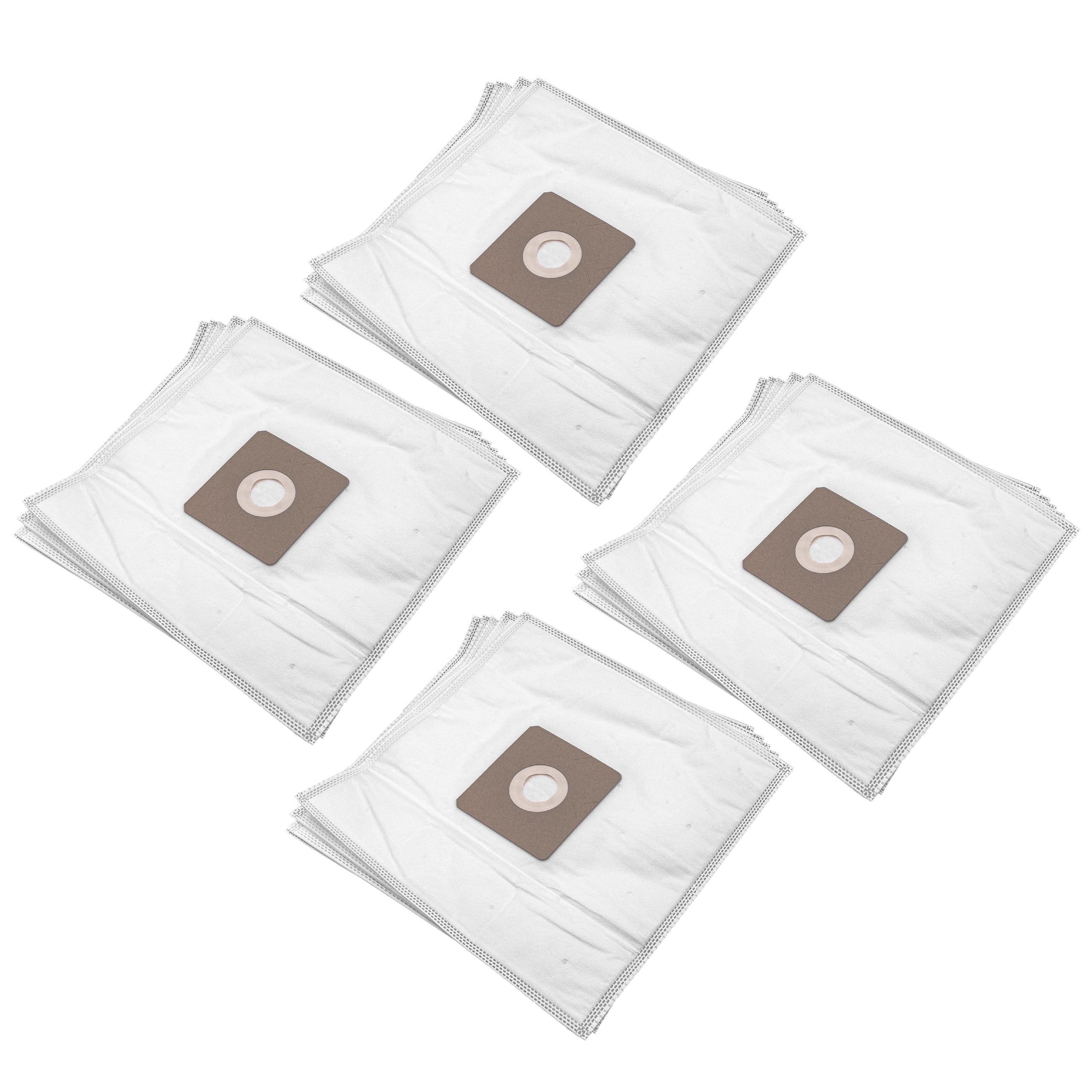 vhbw 20x Staubbeutel kompatibel mit Dirt Devil Popster Splash, Swiffy, Popster Limejuice, Popster Coral Staubsauger - 31cm x 22,5cm Weiß 173480425-6