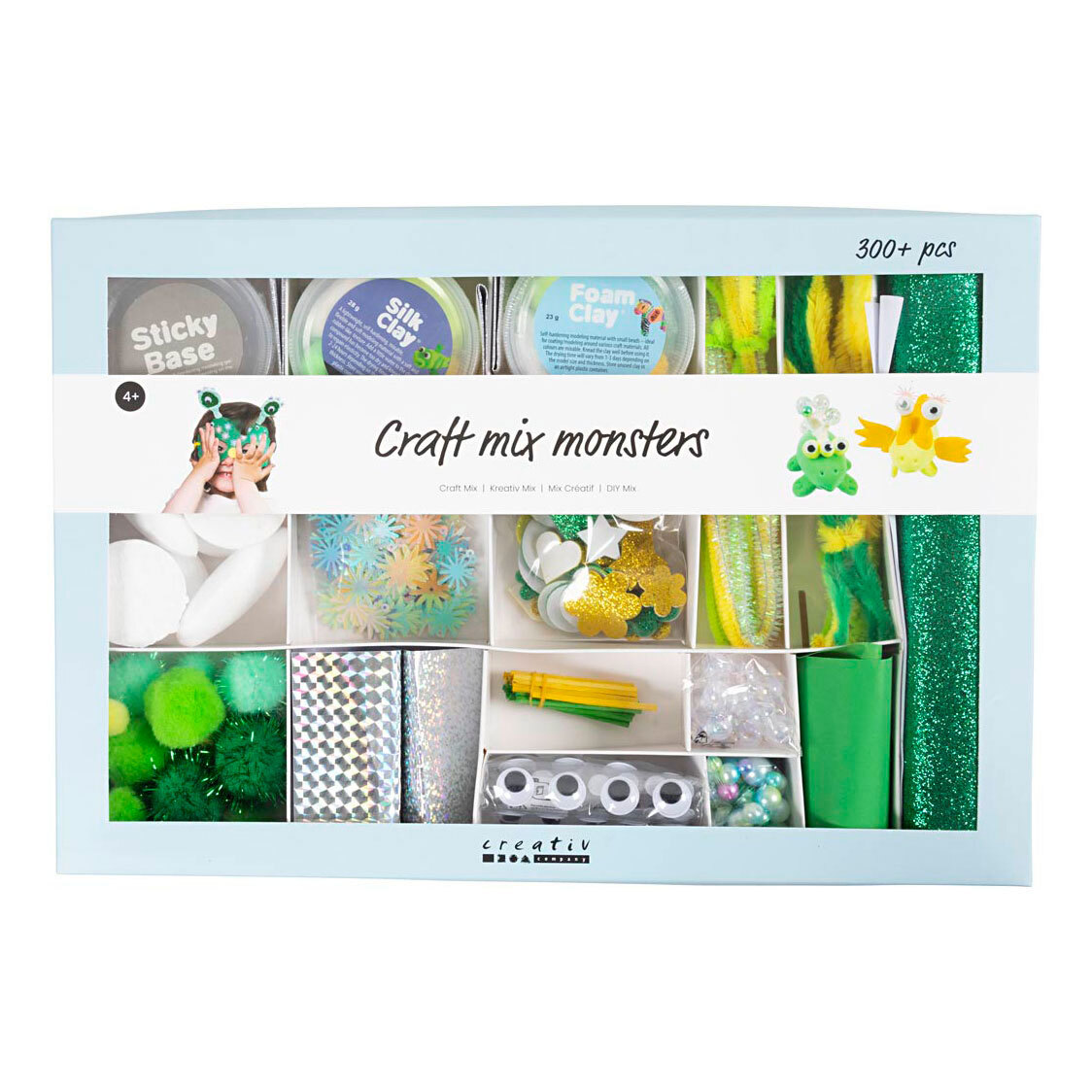Creativ Company Creative Box Craft Monster machen 54459