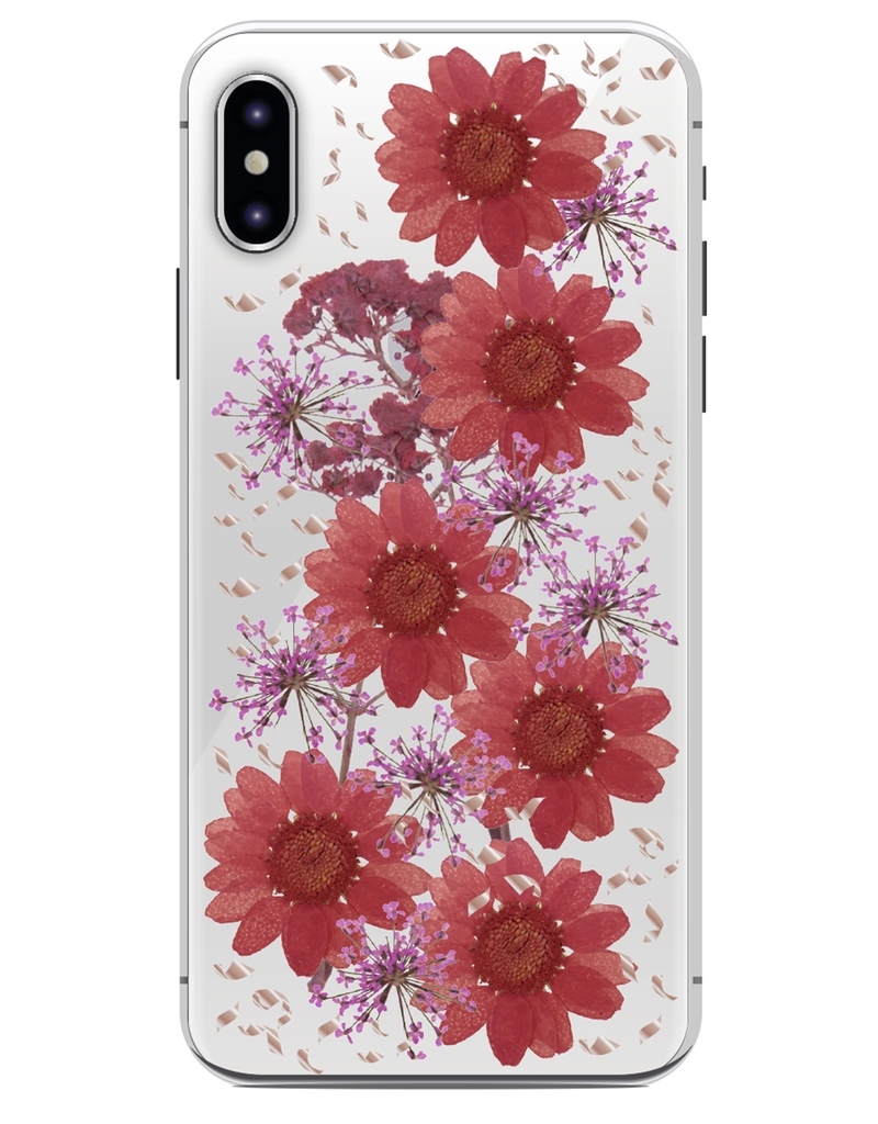 PURO Glam Cover Hippie Red für Apple iPhone X/XS IPCXHIPPIEC3RED