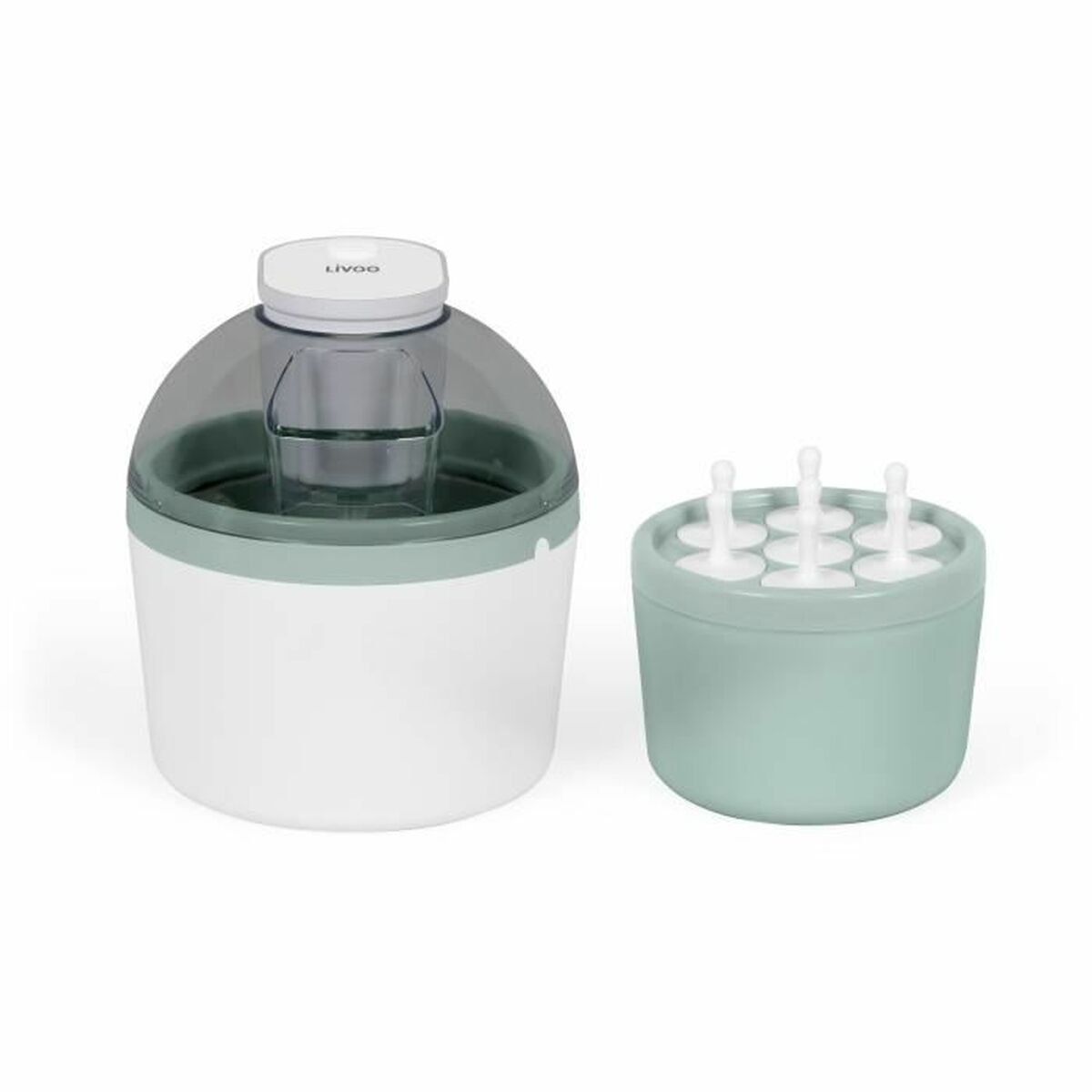 LIVOO Eismaschine Eis selber machen 1 L Milcheis Wassereis Eis am Stiel DOM461 LIV3523930102042