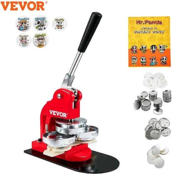 OEM Button-Maker-Set - 32 mm - inklusive 500 Buttons - Rot 2026
