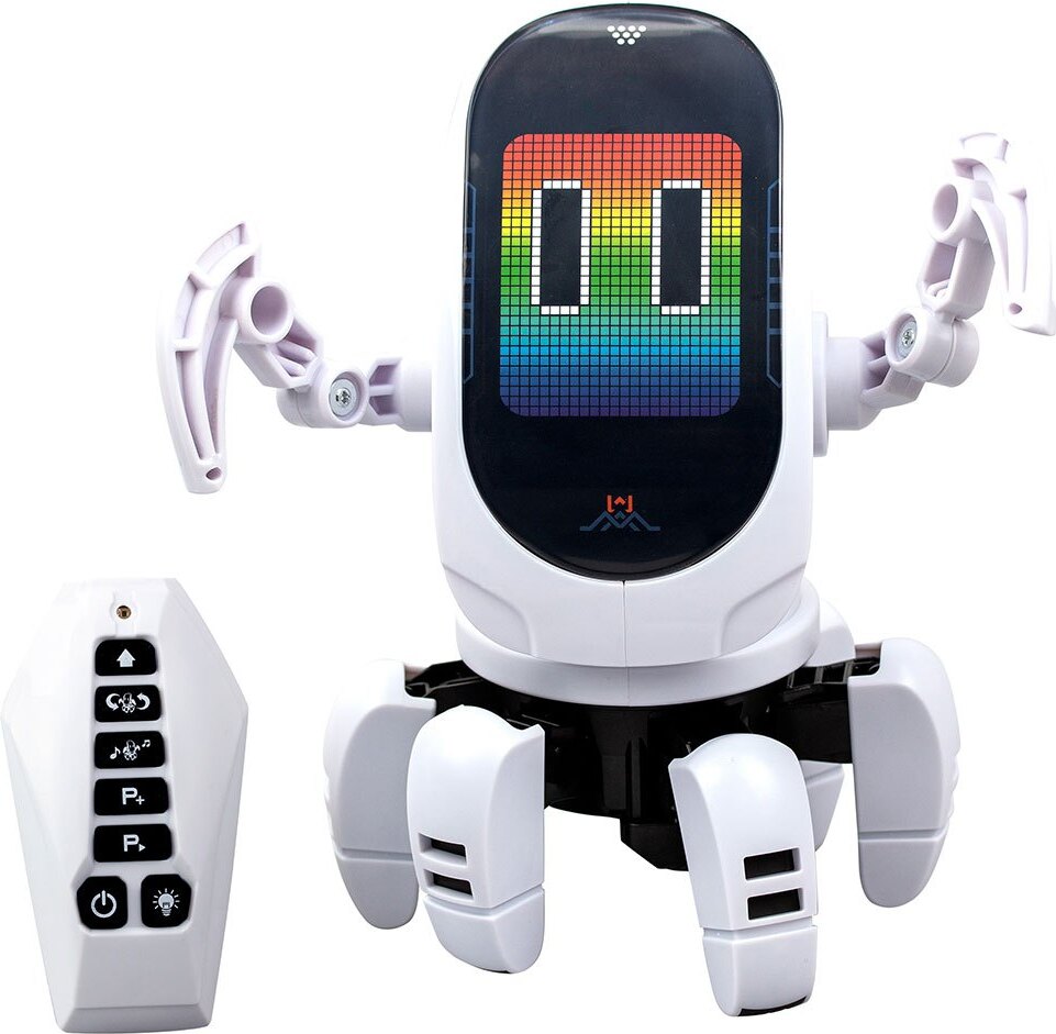 Bizak YCOO Octobot, Elektronischer Kinderroboter, Interaktives Spielzeug mitBewegung und Sound, mitAnimationen und Lichtern LEDund tanzt zum Rhythmus ofmusic, Jungen und Mädchen +5 Jahre, (62008527)
