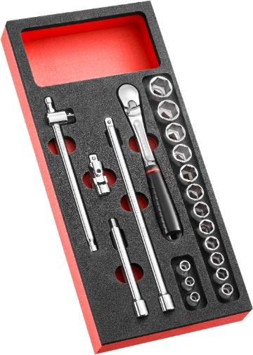 Facom Modul - Steckschluessel 3/8Z, 20-tlg Facom-MOD.JL161-36