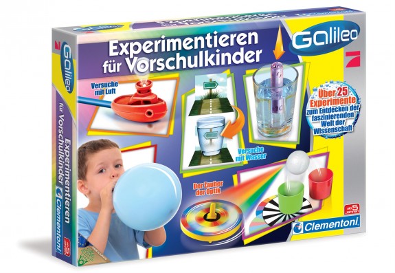 Clementoni Galileo Experimentieren für Vorschulkinder ab 5 Jahren Kinderspiel 