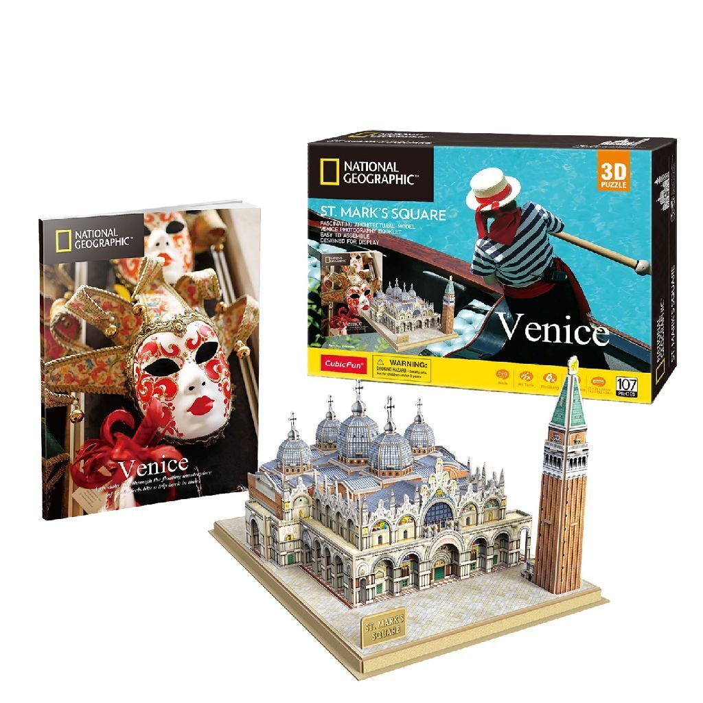CubicFun National Geo 3D-Puzzle. Venedig, Markisplatz 9803 2010315