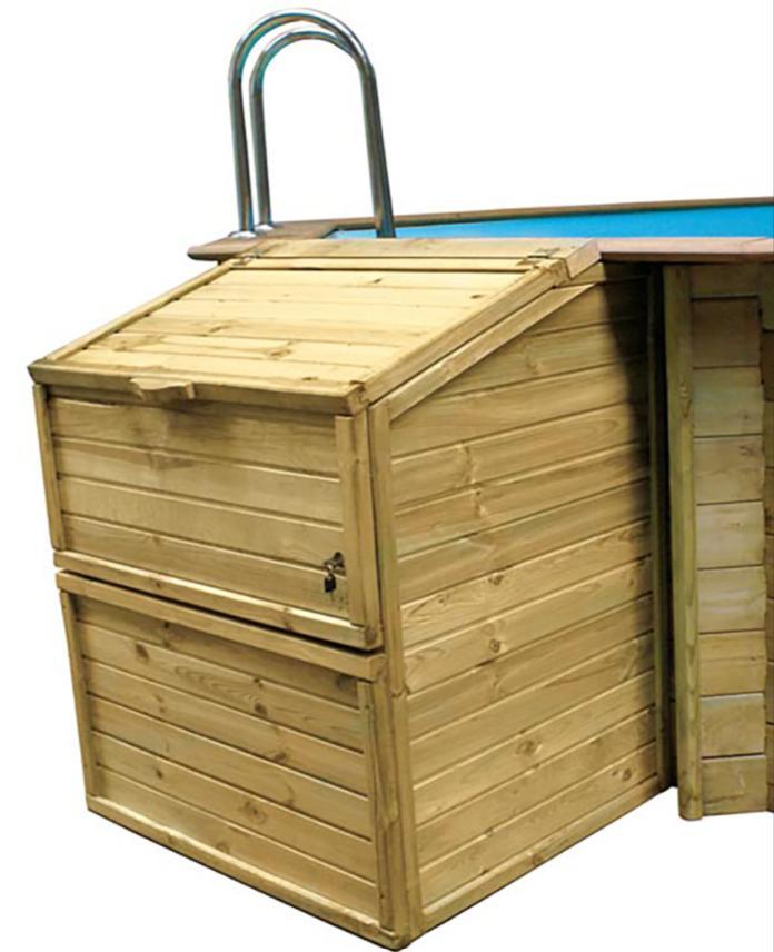 GRE Technikraum für Echtholzpools 787247