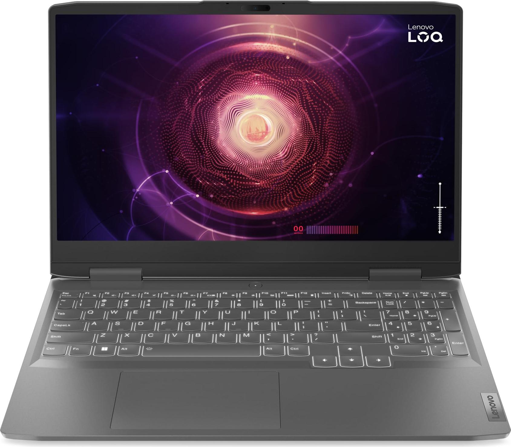Lenovo LOQ 3 Gaming Laptop mit AMD Ryzen 5 und NVIDIA GeForce RTX 3050 82XT001KGE
