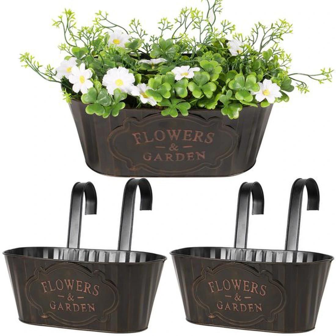 OEM Metallene Blumen- und Pflanzenhängpflanzen-Set für Innen- und Außenbereiche 2026