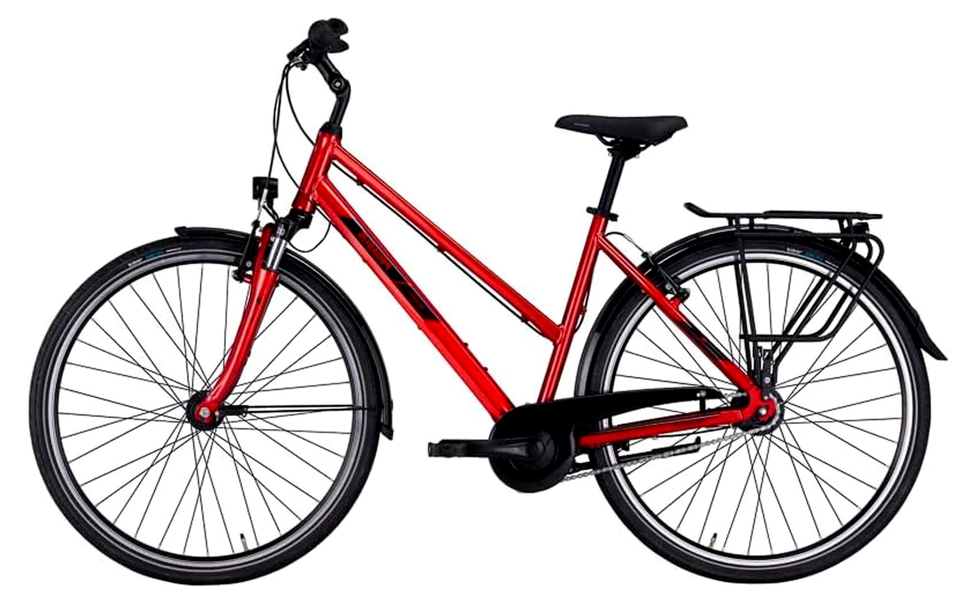 Markenlos Solero SL 8 28 Zoll Trekkingrad mit 8-Gang Nabenschaltung in Rot