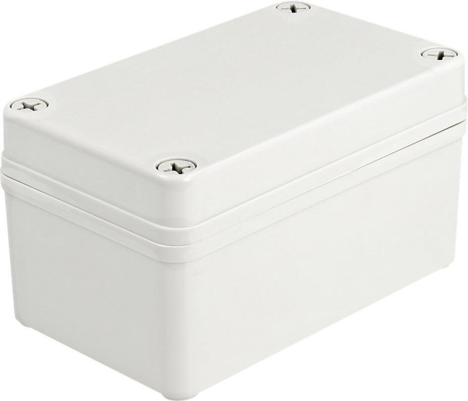 DeLOCK Installationsgehäuse IP65 wasserdicht 130 x 80 x 70 mm grau, Behausung, Grau, Acrylnitril-Butadien-Styrol (ABS), -40 - 80 °C, 130 mm, 80 mm 60399