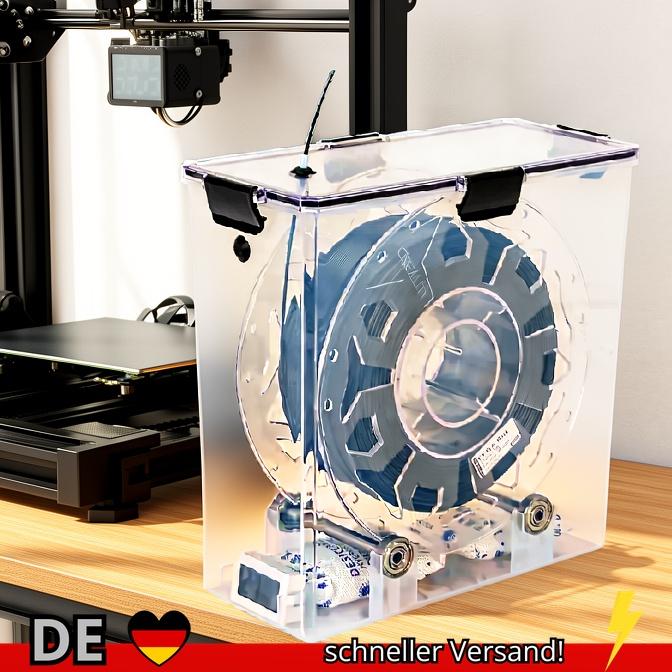 BlueBlack 3D-Drucker-Filament-Trocknerbox Luftdicht und Feuchtigkeitsändig