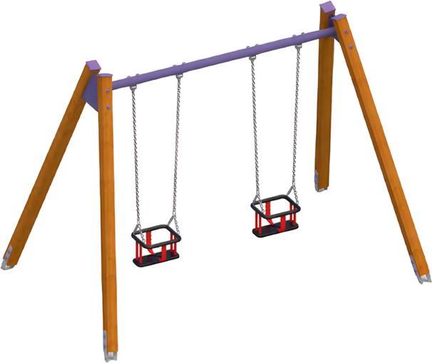 Schaukel Balancewippe Wippgerät Erholungsgebie Schaukeltier Freiluftwippe Kinder