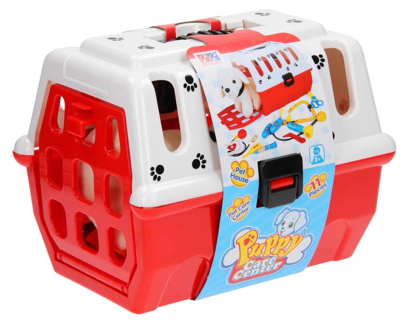 NoBrand Hund im Reisekorb, Tierarzt-Spielset 7910812