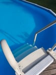 escalier piscine hors sol