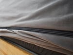 Unmöglich, dünner Schaumstoff mit dünnen Stoff