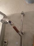 Toller Duschkopf, optimal für Haushalte einen geringen Wasserdruck haben