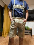 Fits perfectly fine, very soft wildbock lederhosen