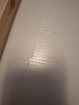 Leider war die Bodenplatte gesprungen....so kam es in der Verpackung an....