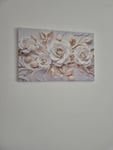 Leinwandbild 3d Rosenblüten 