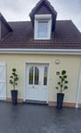 2 pots pour fleurs