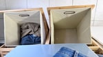 Toller Wäscheschrank aus Bambus! Praktisch und schick.