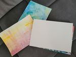 Tolles Aquarell Papier zum basteln von Karten