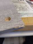 Mehrere Macken am Material 