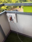 Funktioniert sogar auf dem Balkon 