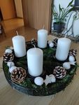 Jednoduchá příprava adventního svícnu 
