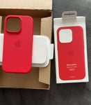 Apple iPhone 14 Pro Hülle - Silikon - Soft Case/Backcover - Rot