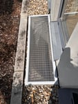 Lichtschachtabdeckung mit Durchblick