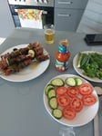 Ein kleiner Grill, aber er bereitet viel Feude und Vergnügen.