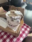 Il prodotto è arrivato distrutto come si vede anche nelle foto .vorrei essere rimborsata o rimandarmi il prodotto intero Grazie 