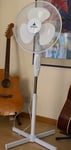 AERSON Standventilator Ventilator Windmaschine Luftkühler Oszillierend 50W Weiß Lüfter